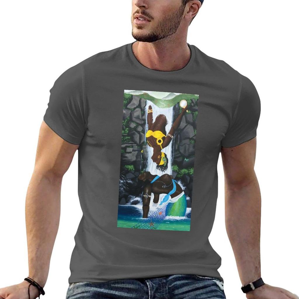 Oshun And Yemaya Tshirt Basic Simple Casual Short Sleeve Tee