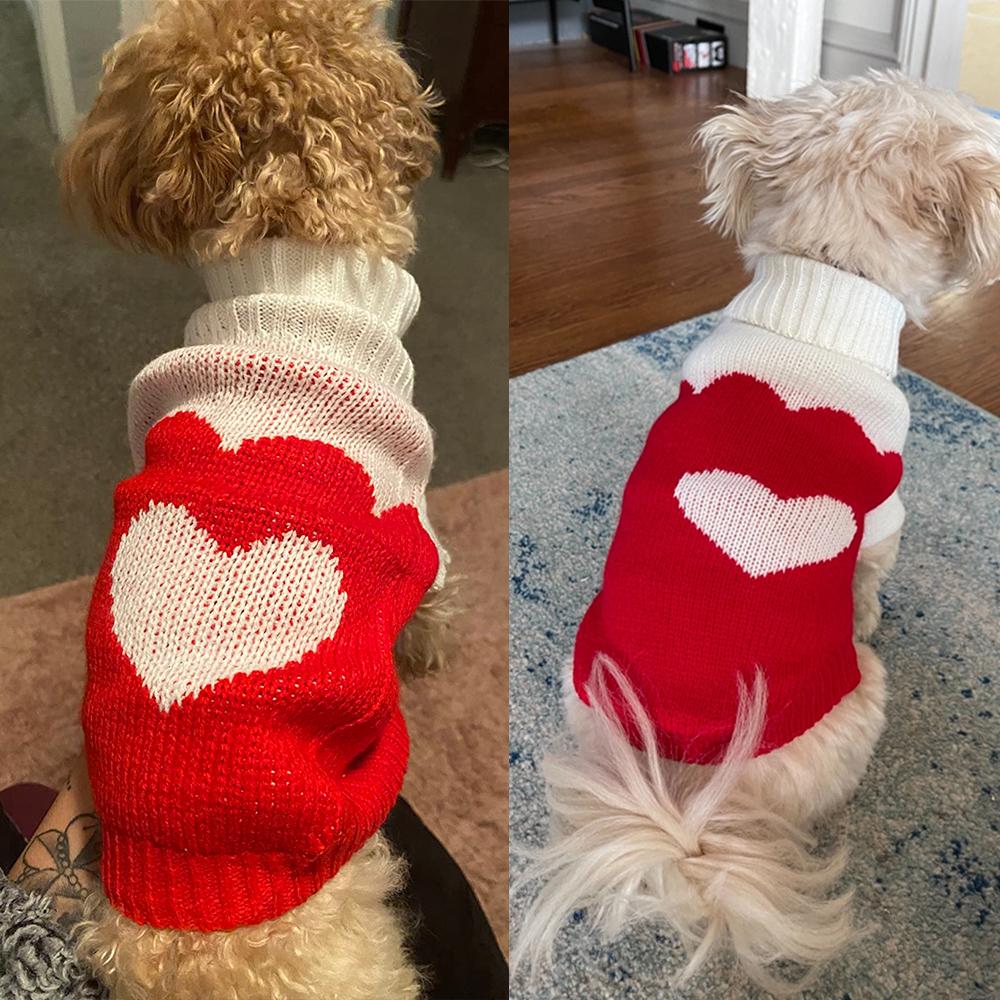 Πουλόβερ για σκύλους γάτα Πλεκτά ζιβάγκο Άνετα χειμωνιάτικα ρούχα για κουτάβια Ζεστά ρούχα για γάτες Μαλακά ρούχα για γάτες για μικρά σκυλιά γάτες