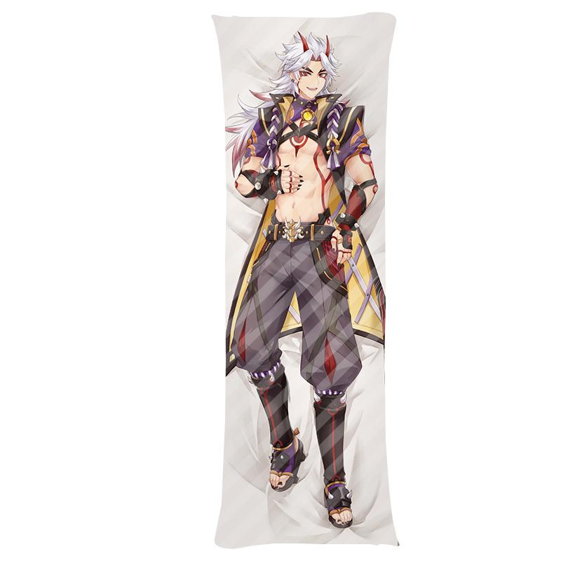 Spiel Genshin Impact Nilou Cosplay Körperkissenbezug Nilou Dakimakura Peachskin 2-Side Hugging Body Wurfkissen Kissenbezug