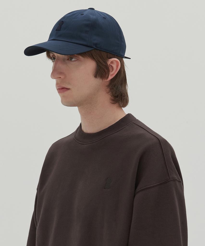 Sekeonmonollogeu Keyhole Logo Nylon Ball Cap Navy Seac003Navy