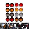 Turn Signal Light Lens Cover Visor Ring Fits For Harley Softail Touring 2000~22