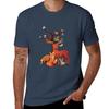 Woodland Animals Deer Fox Rabbit Squirrel Watercolor Vintage TShirt Breathable Lightweight Summer Top