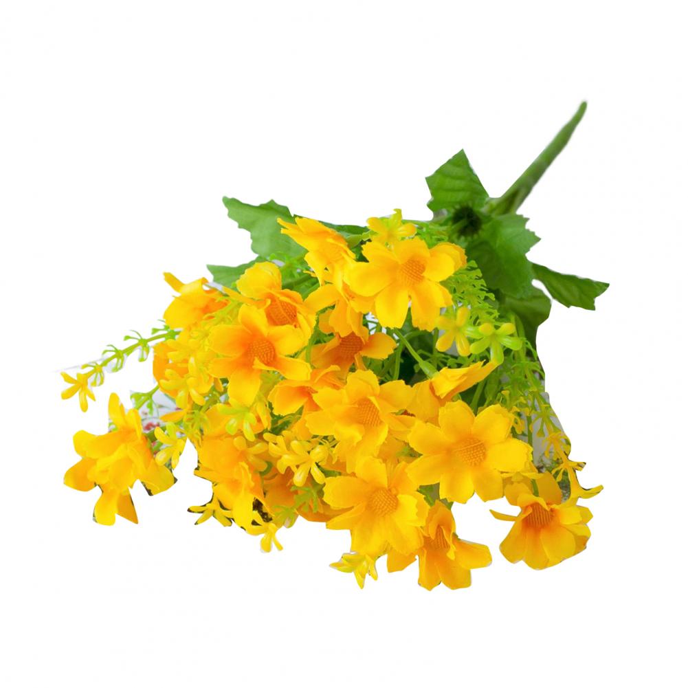 Artificial Flower Bouquets Artificial Flowers Decor Elegant Silk Floral Bouquet for Wedding Party Home Decor Realistic Fake