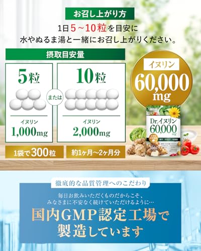 [Doctor Supervised] Dr. Inulin 60,000mg Inulin (equivalent To 170 Heads of Lettuce), Water-soluble Dietary Fiber, Jerusalem Artichoke, Salacia