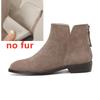 Fashion AIYUQI Women Ankle Boots 2025 New Women's Short Boots Genuine Leather Non-slip Large Size Thick Heel Female Boots