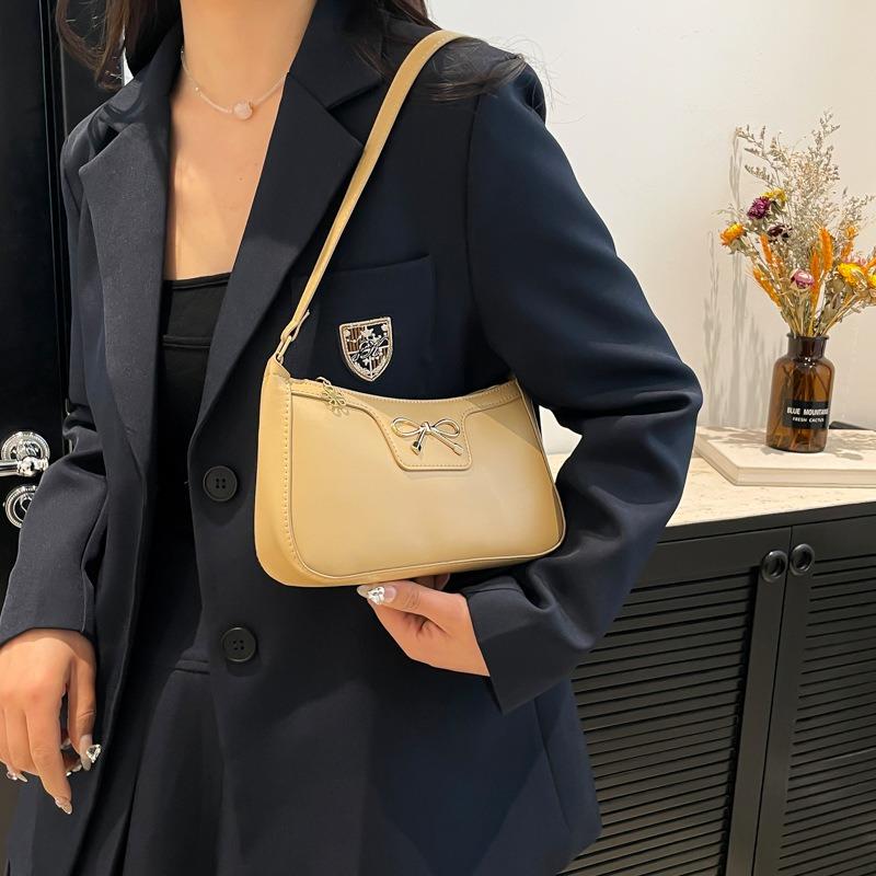 Popular fashion bow underarm bag new trend shoulder bag high sense versatile hand bag women