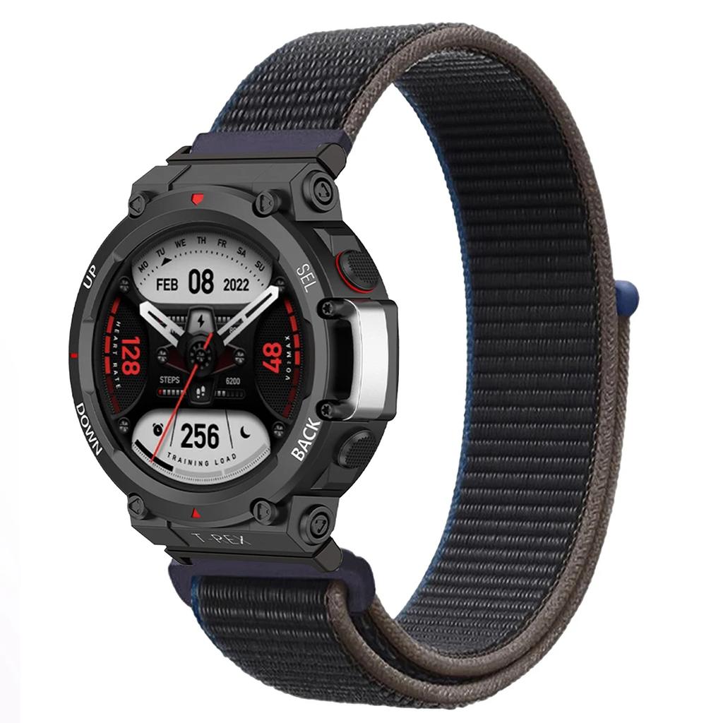 Nylon Loop Strap For Huami Amazfit T-REX 3/2 Smart Watch Band Women Men Bracelet For Amazfit T-Rex/T-Rex Pro Wristband Correa