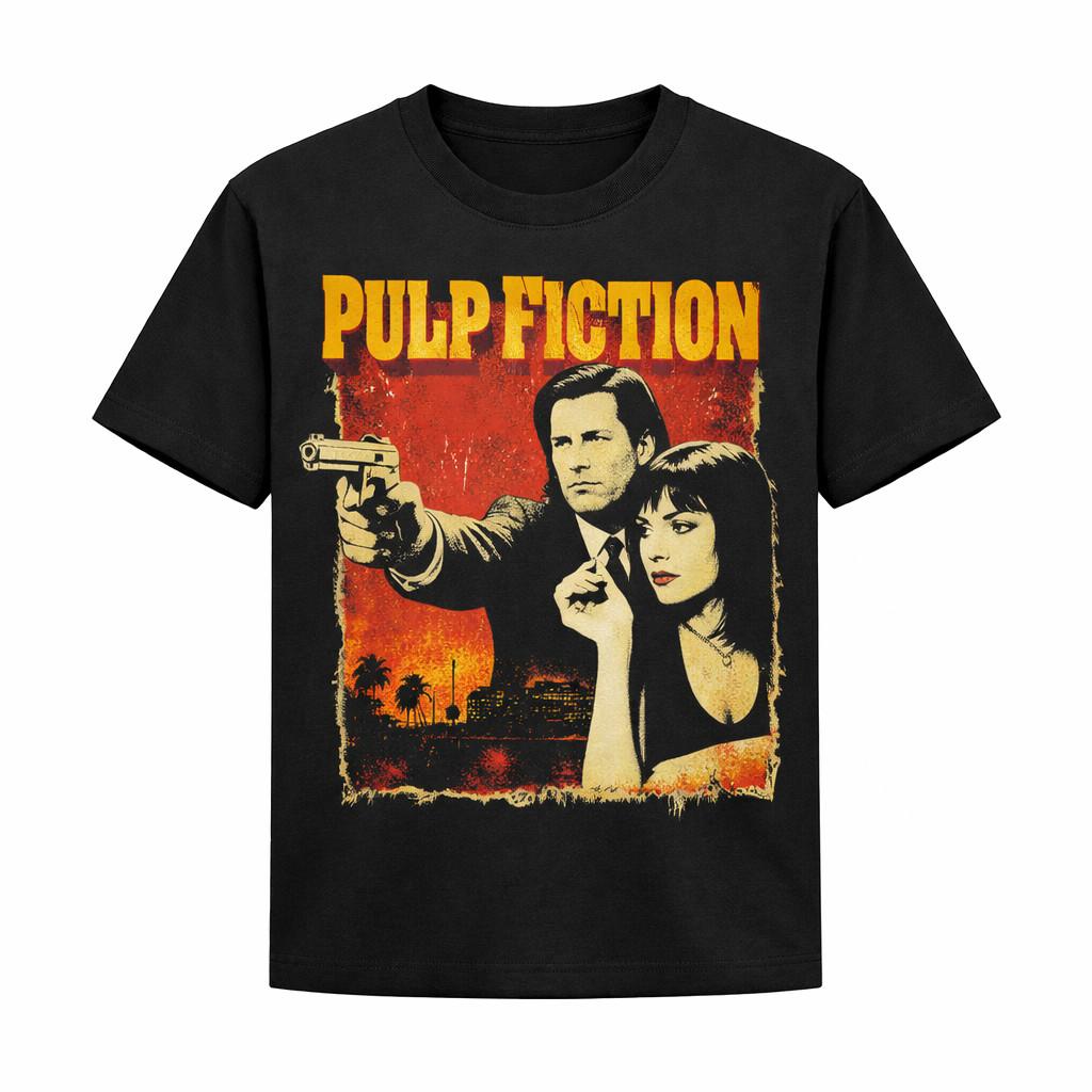 Maglietta Pulp Fiction, T-shirt Grafica Vintage Film, T-shirt Grafica Unisex