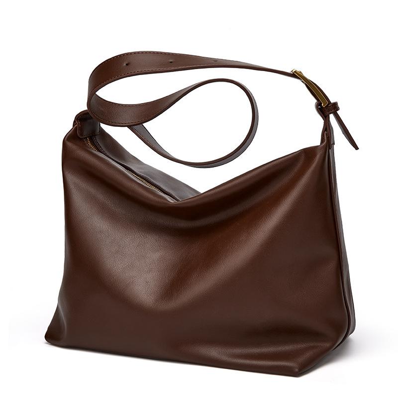 Soft and Minimalist Style Single-shoulder Bag, Large Bag, Large Capacity Crossbody Bag