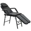 Salon Chairs Portable Facial Treatment Chair Faux Leather 185X78x76 Cm Black