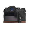 XT5 Camera Bag PU Leather Half Body Case for Fujifilm XT5 Fuji X-T5 Battery Opening Bottom Cover