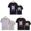 Bts Graphic Printed Modal Tee Oversized Streetwear Shirt For Kpop Fans Summer Casual