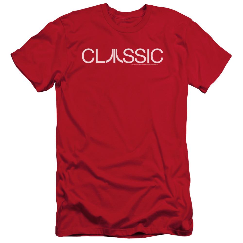 Atari Slim Fit T-Shirt Classic Logo Red Tee Unisex T-Shirt XXXL