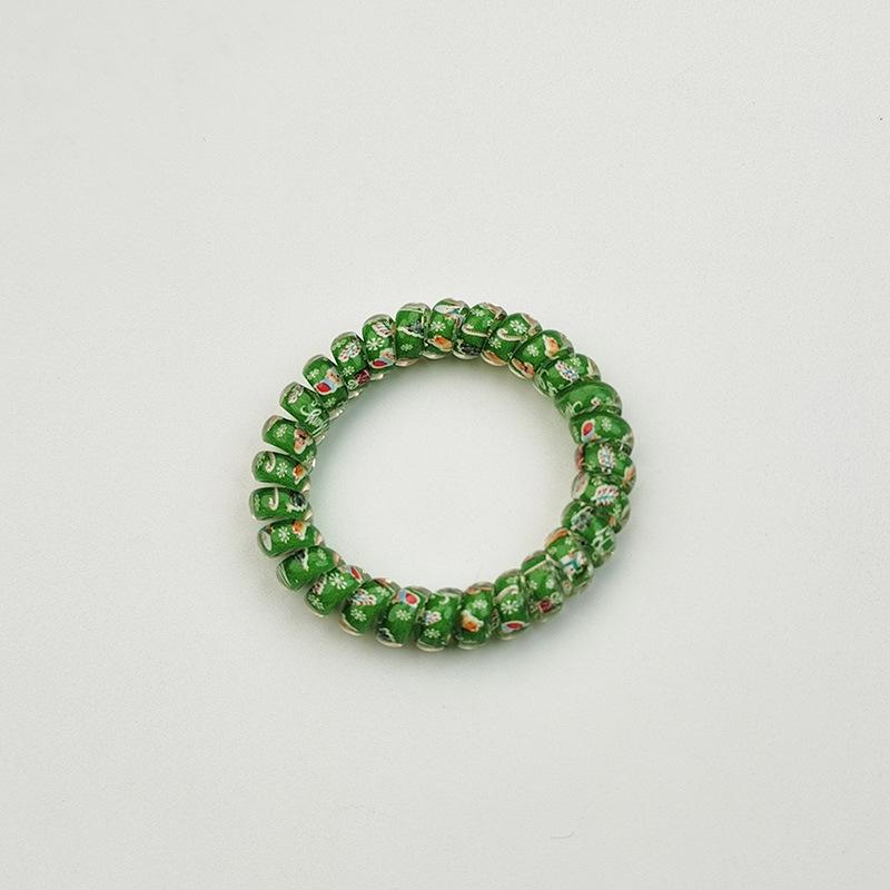 Christmas Combination Series, Telephone Line, Hair Band, Hair Rope, High Elastic And Durable Hair Rope, Headgear.