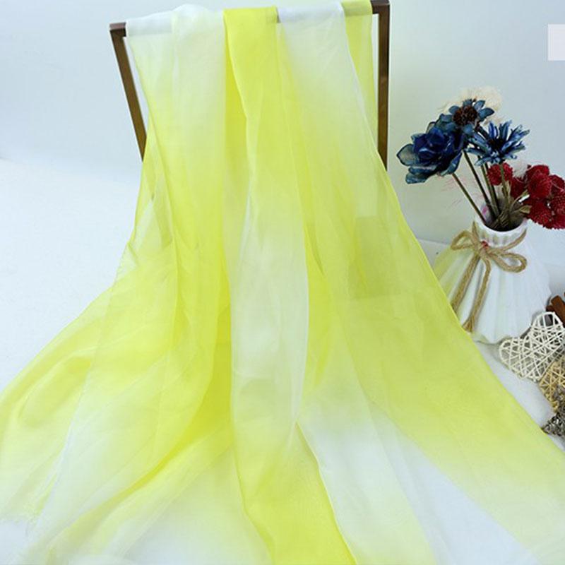 Tessuto chiffon sfumato ombre 1M, tessuto in organza tulle sottile 30D per costume cosplay fai da te, abito Hanfu in stile antico