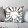 Look Through The Tunnel Pillowcase Polyester Linen Velvet Printed Zip Decorative Pillow Case Sofa Seater Cushion Cover