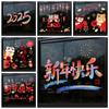 Paper New Year Stickers Scrapbooking Glass Electrostatic Film  Theme Styling Decorative