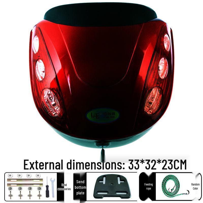 Universal Electric Vehicle Trunk & Storage Box for Motorcycles and Scooters