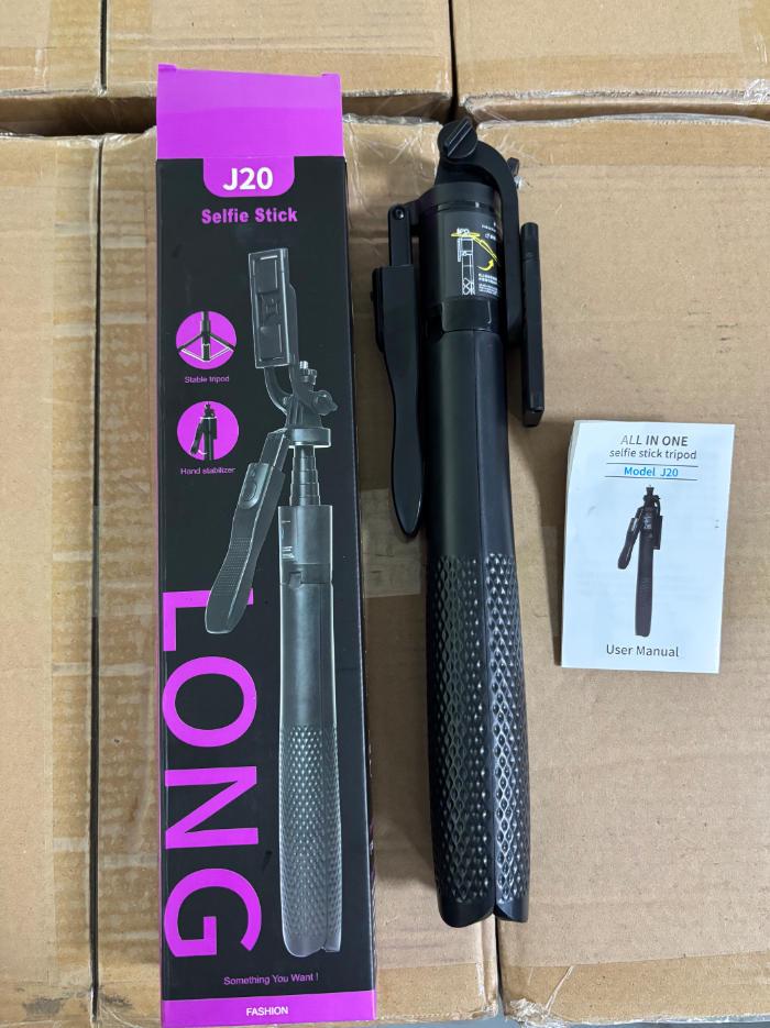 New Mobile Phone Panoramic Selfie Stick with Bluetooth & Tripod