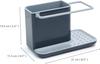 Joseph Joseph Sponge Holder, Kitchen Brush Storage, Sink Storage Caddy, Sage, Light Stone, Gray [Authentic] 851649
