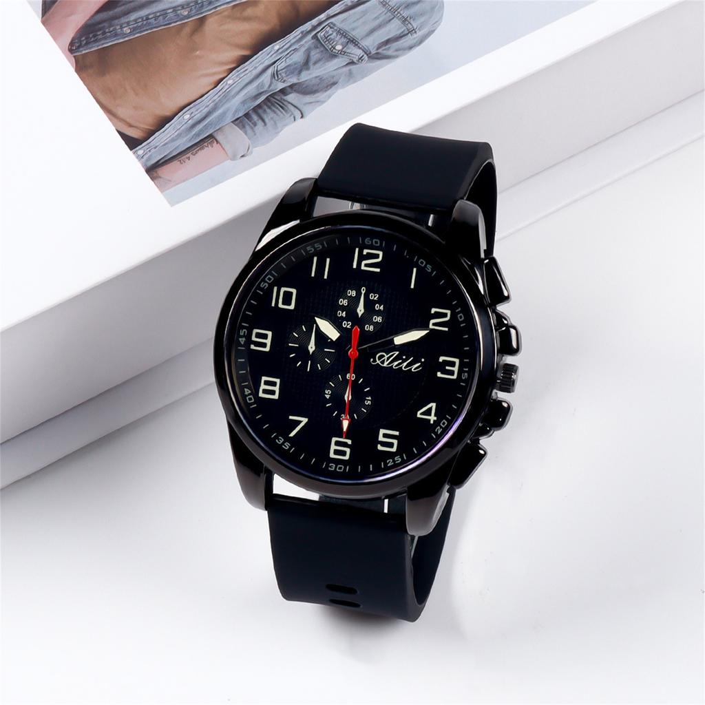 Men's Waterproof Luminous Running Alarm Clock Watch