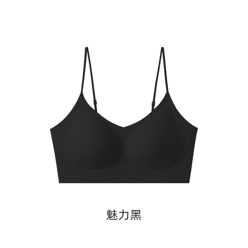 Women S Seamless Wireless Push Up Bra With Thin Straps For Small Chest