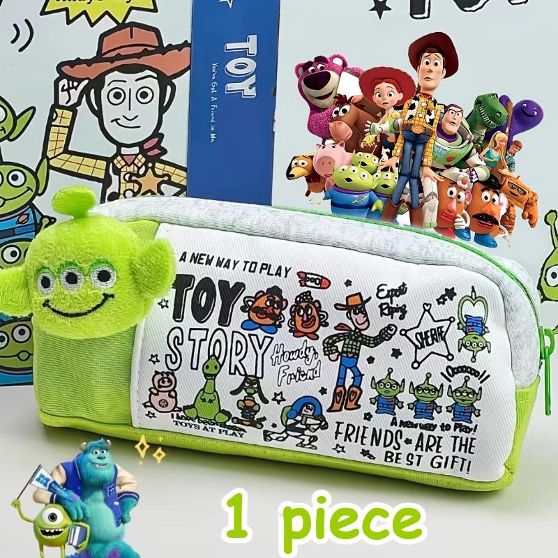 Disney Toy Story Three Eyes Pencil Case, Back To School and Office Storage