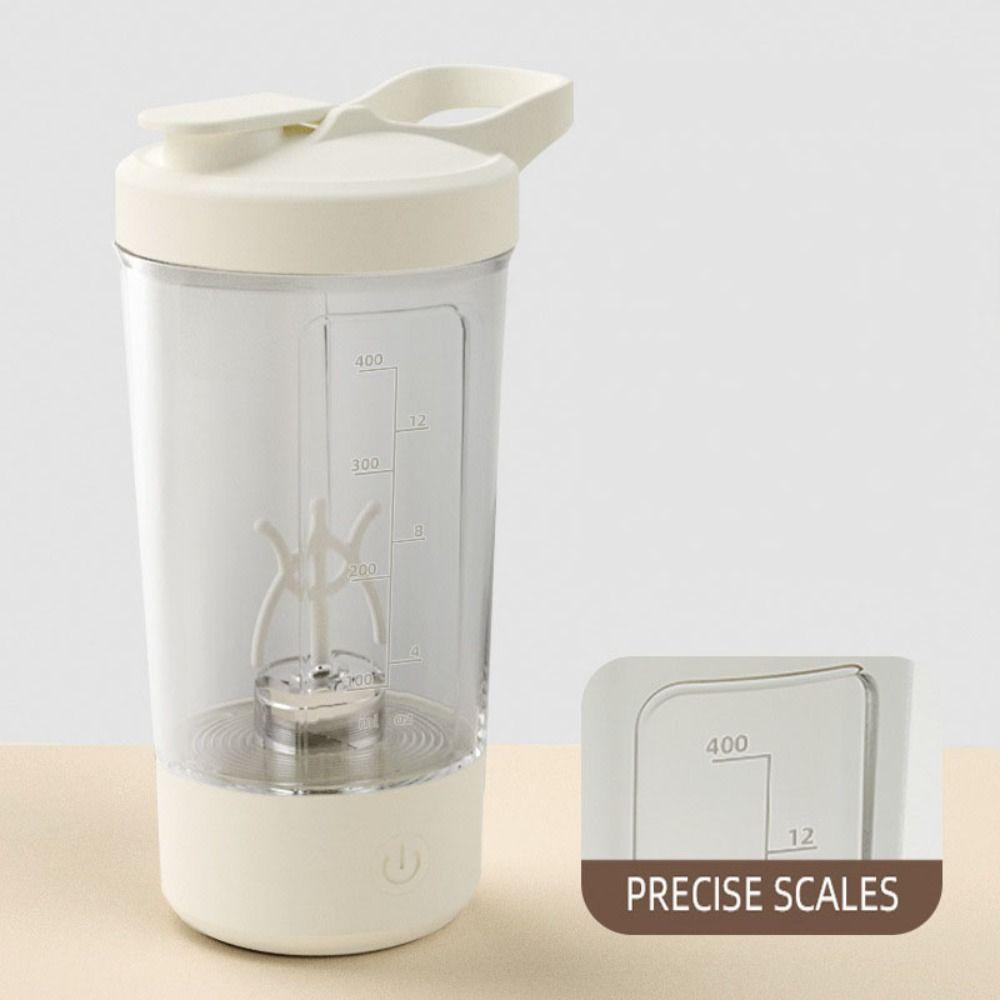 400ml Protein Shake Mixer Electric Protein Blender Cup Mixer Cup Protein Shake Bottle Workout