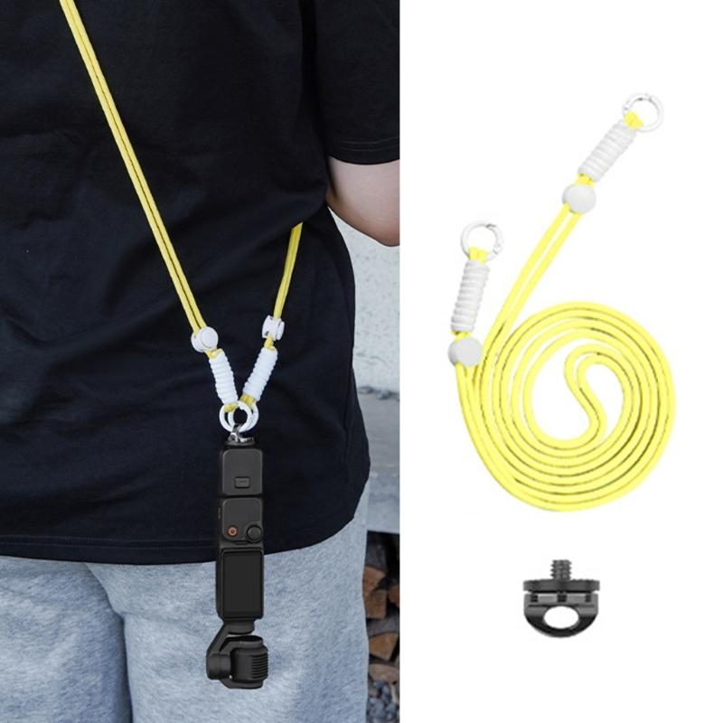 Camera Lanyard Strap Belt for Pocket 3/ONE X3/X4 and more Sports Cameras Hiking Skiing Enthusiasts Essential