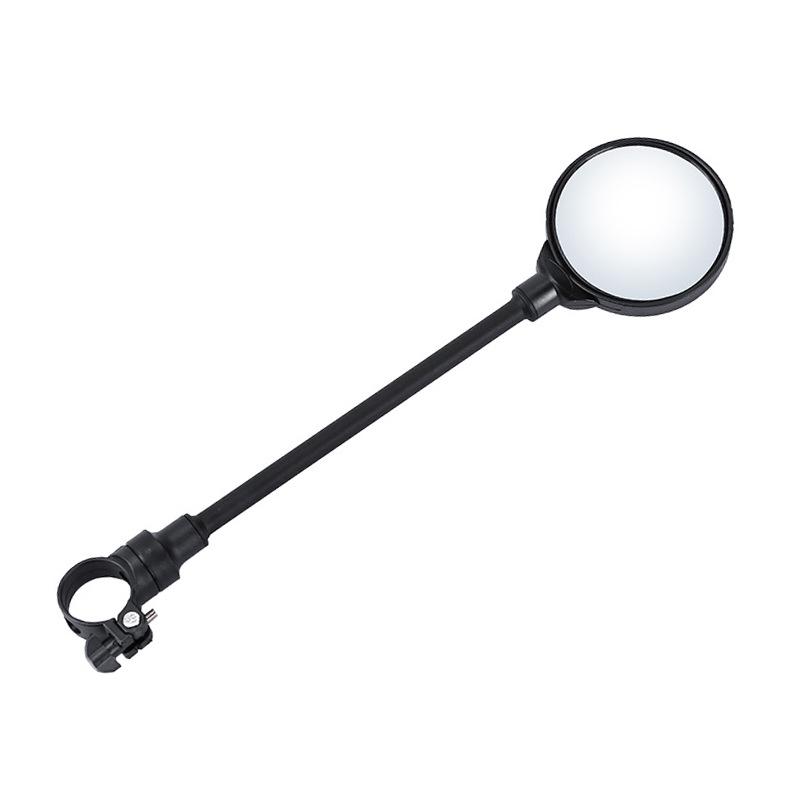 Flexible Adjustable Rearview Mirror for Electric, Mountain, and Road Bikes with Long Handle
