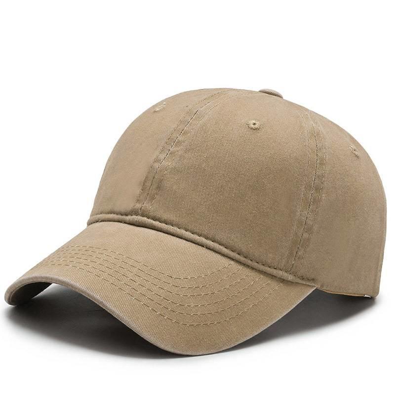 Retro Distressed Embroidered Duckbill Baseball Cap Sunshade for Men