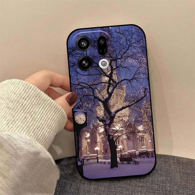 Christmas Phone Case For OPPO Find X9 Pro FindX9 X8 Ultra X8s X8Pro X8s + Plus Shockproof Protect Soft Silicone TPU Cover Coque
