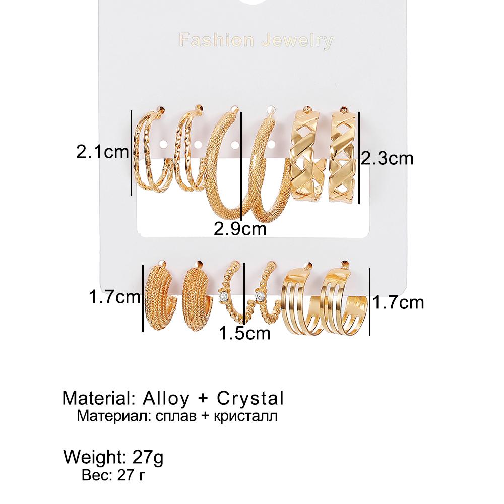 2023 Fashion Women's Earrings Pearl Pink Diamond Carded Earrings Butterfly Pearl Khaki Resin Carded Multi-Layered C-Shaped Pentagram Snake Pattern