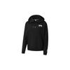 Sweatshirts Women's Black Hooded Moderate Regular 599056-51