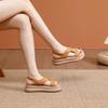 Sandals women's summer wear 2025 new platform sports Roman beach shoes summer French with skirts women's shoes