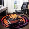 1pc Naruto Uzumaki Office Round Area Rug, Under Office Chairs Bedroom Living Room Home Decor, Room Decoa1022145