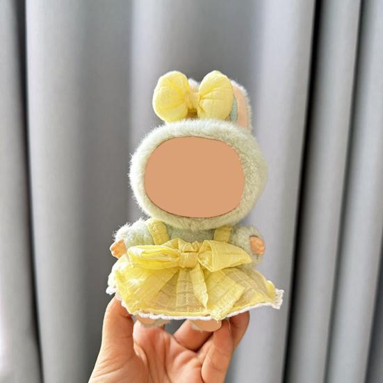 17cm Doll Clothes Set 2-Piece Set Skirt Outfit with Headwear Playtime Doll Attire Doll Fashion Accessories