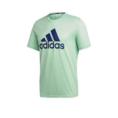 Casual Sport T-shirt met Ronde Hals en Korte Mouwen Heren Tops Groen FT9734