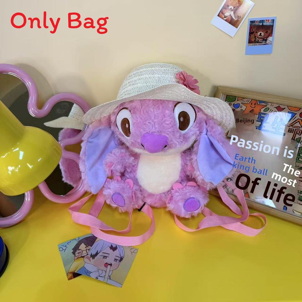 Stitch Plüschtier Tasche mit Canvas Innentasche für den täglichen Freizeitgebrauch