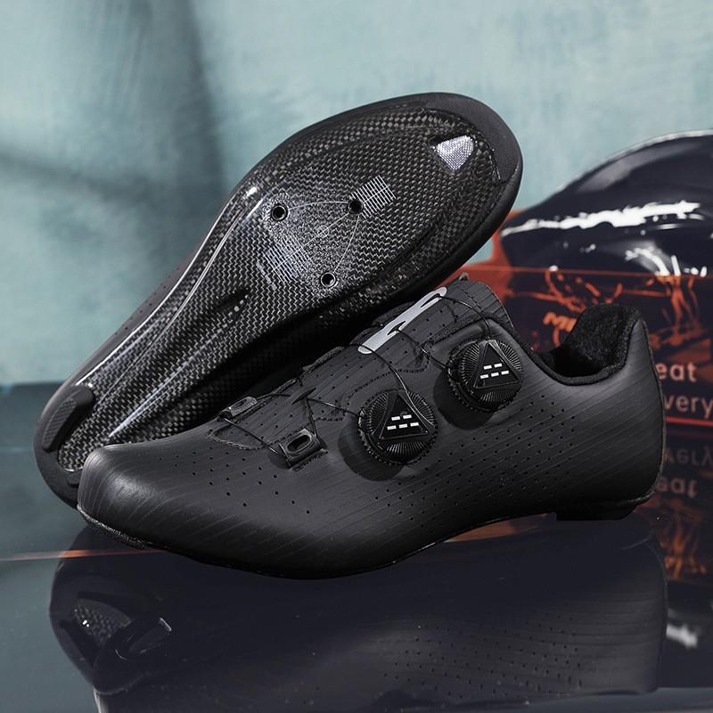 Carbon Fiber Road Cycling Shoes Men Women Breathable Stiff Sole Clipless Bike Bikes