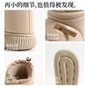 Pu Leather Waterproof Cotton Slippers Indoor Home Household Bag with Warm and Non-slip Plush Spot Cotton Mop