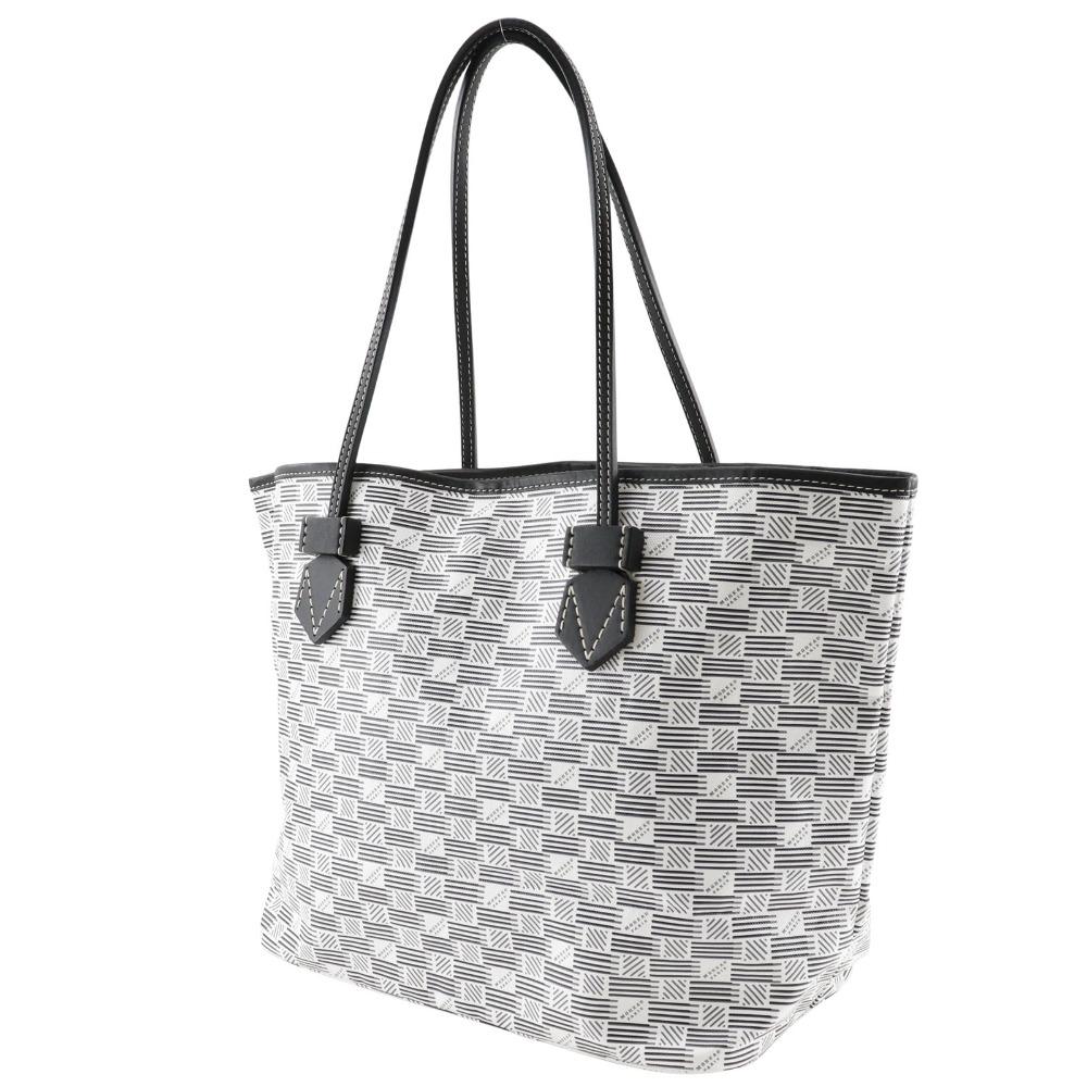 MOREAU PARIS Saint-Tropez MM Tote Bag White PVC Unisex Used