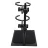 Pour Over Coffee Dripper Stand Multipurpose Double Layer Coffee Dripper Station with Glass Coffee Pot Black Coffee Cup