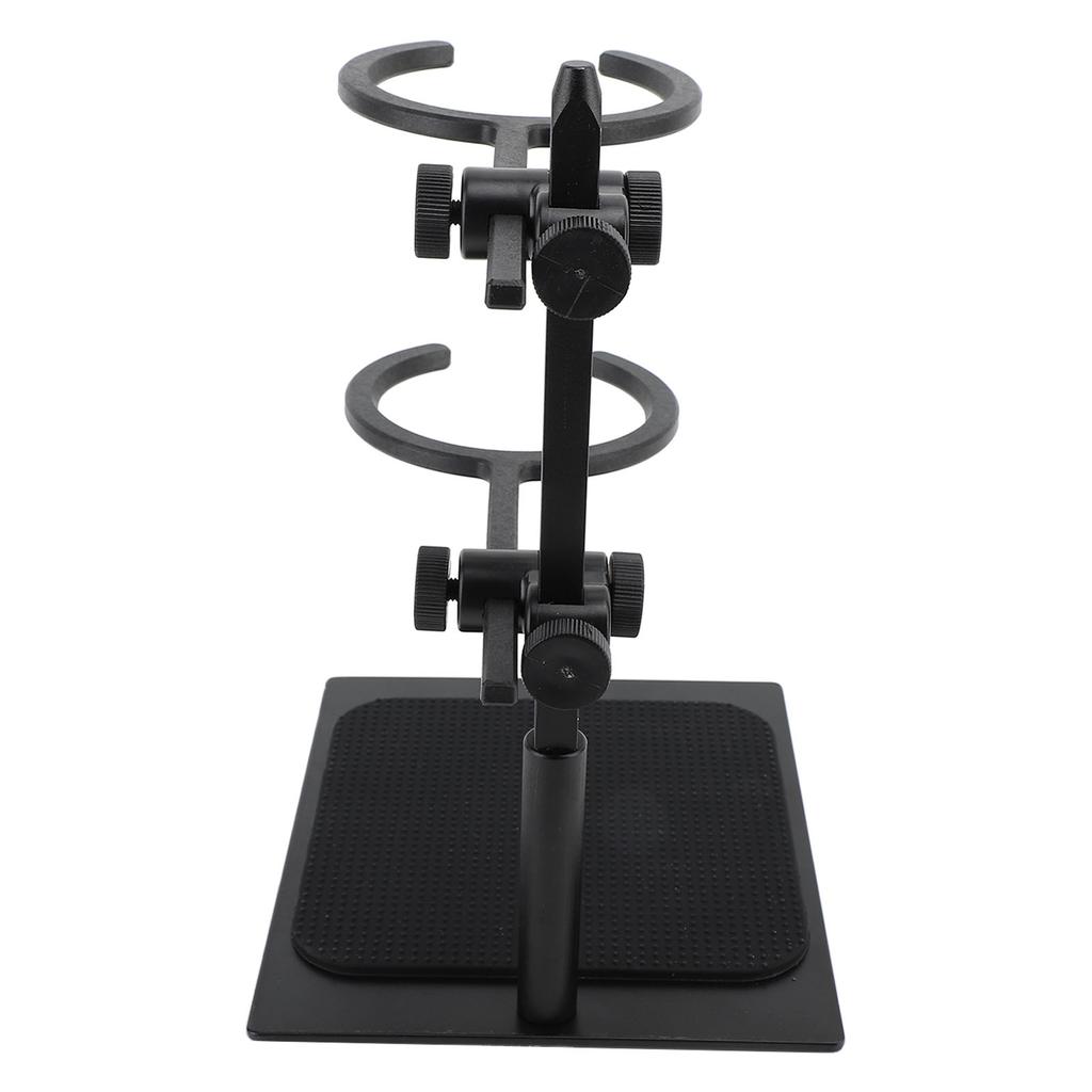 Pour Over Coffee Dripper Stand Multipurpose Double Layer Coffee Dripper Station with Glass Coffee Pot Black Coffee Cup