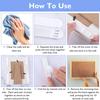Photo Frame Fixed Home Wall Decor Hanging DIY Stickers  Double Sided Picture Hanging Strips Adhesive Hook Loop Tape for Mounting