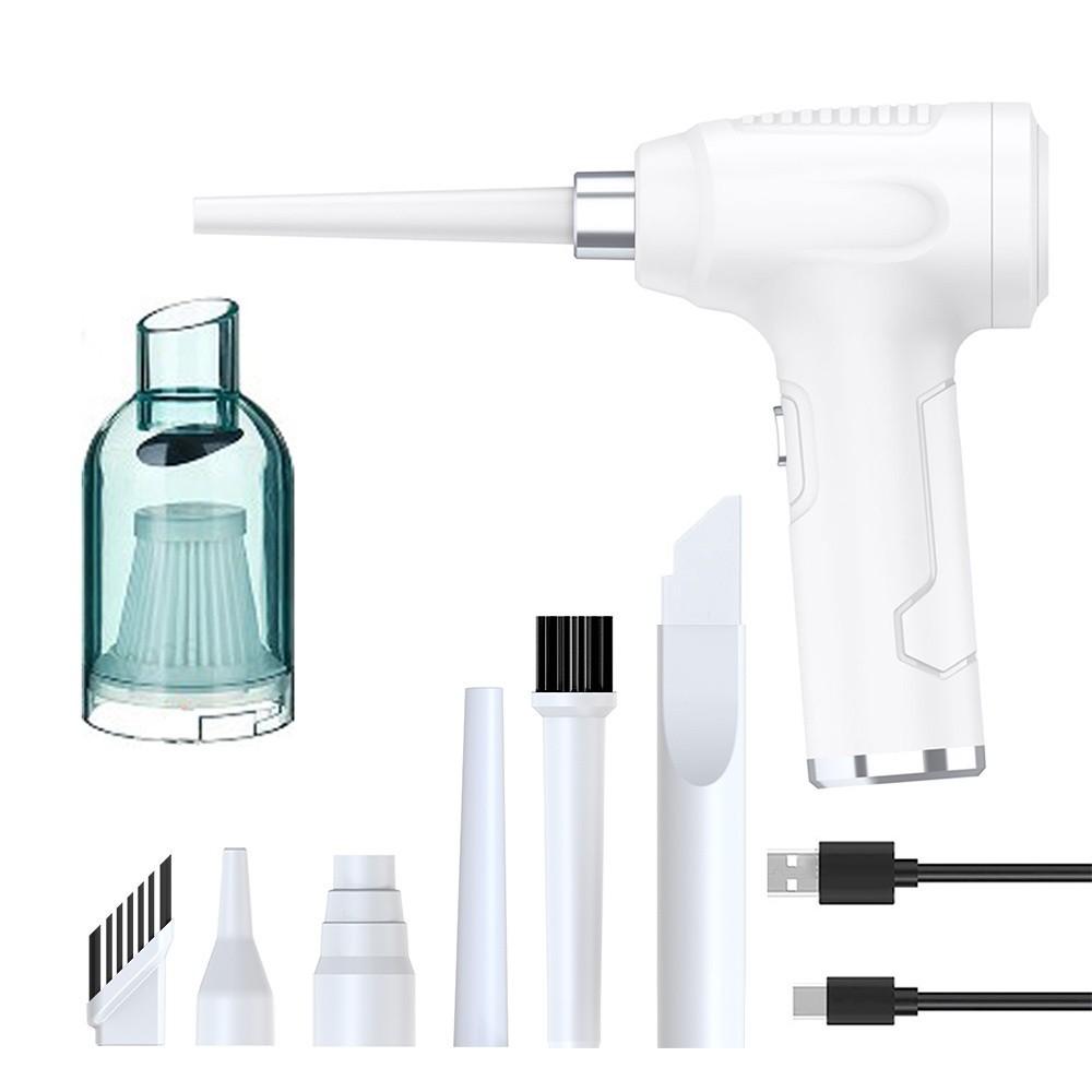 Bezdrôtový vzduchový vysávač 3 v 1 pre domácnosť Bezdrôtový vzduchový ventilátor pre domácnosť Nabíjací ventilátor pre počítačovú klávesnicu