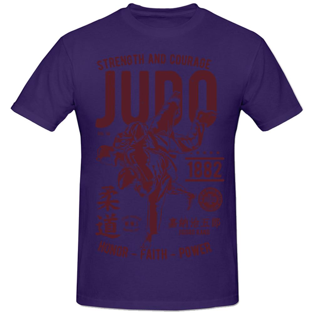 Strenght and Courage Judo 1882 Faith Power T Shirt Tee Unisex Unique Design T Shirt Cotton Euro Size Causal Sports TShirt