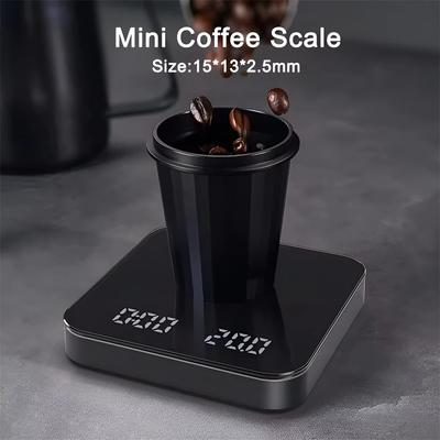 Digital Coffee Scale with Timer Usb Charging Coffee Scale High-Precision Electronic Scale for Kitchen Coffee Bar Touch Screen