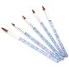 5 stücke Nagel Malerei Zeichnung Pinsel Hause Salon Tragbare DIY Nylon Haar Nail art Pinsel Set