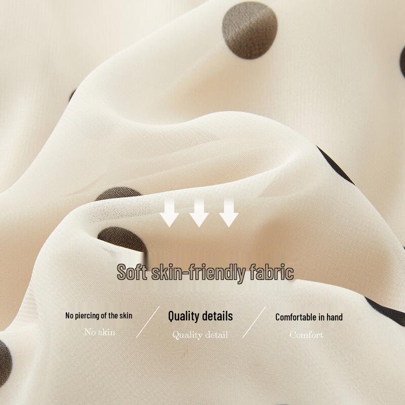 Rochie Midi Elegantă Retro cu Buline și Falduri, Linie A